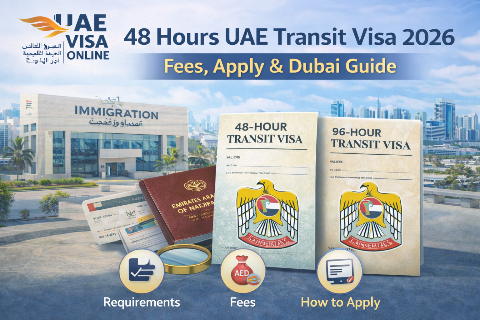 48 Hours UAE Transit Visa 2026 Fees Apply and Dubai Guide