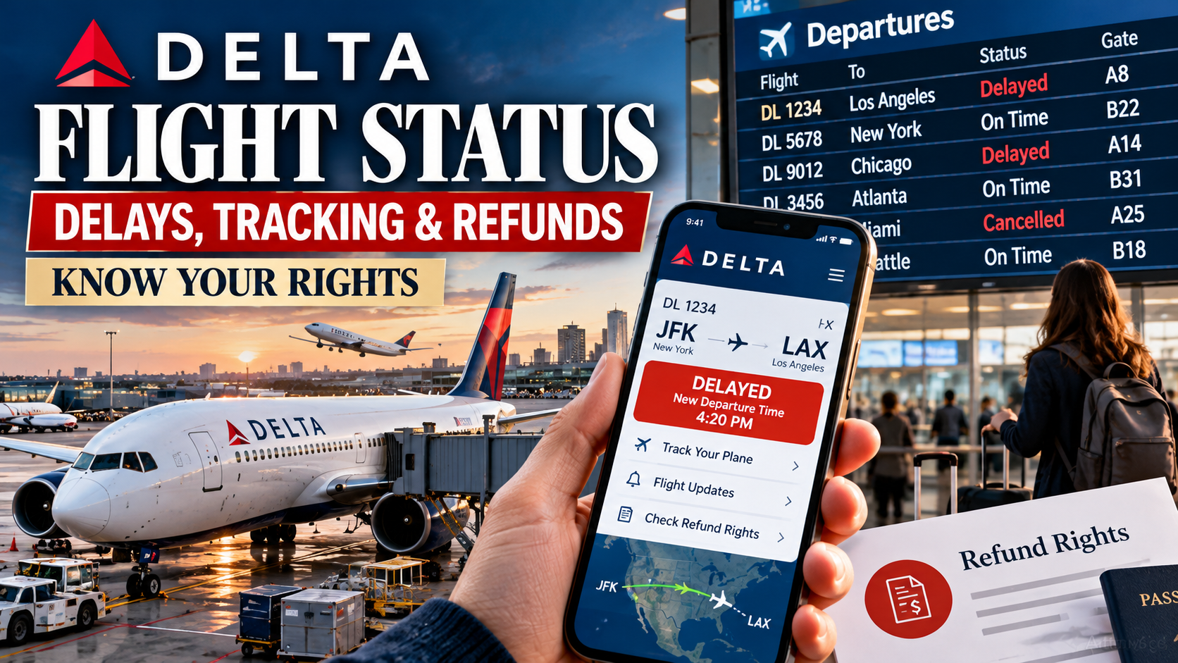 Delta Flight Status and Refund Rights